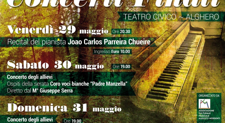 Concerti finali dell'associazione culturale musicale Augusto Mordenti Concerti finali dell'associazione culturale musicale Augusto Mordenti