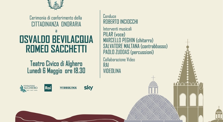 Conferimento della cittadinanza onoraria a Osvaldo Bevilacqua e Romeo Sacchetti Conferimento della cittadinanza onoraria a Osvaldo Bevilacqua e Romeo Sacchetti