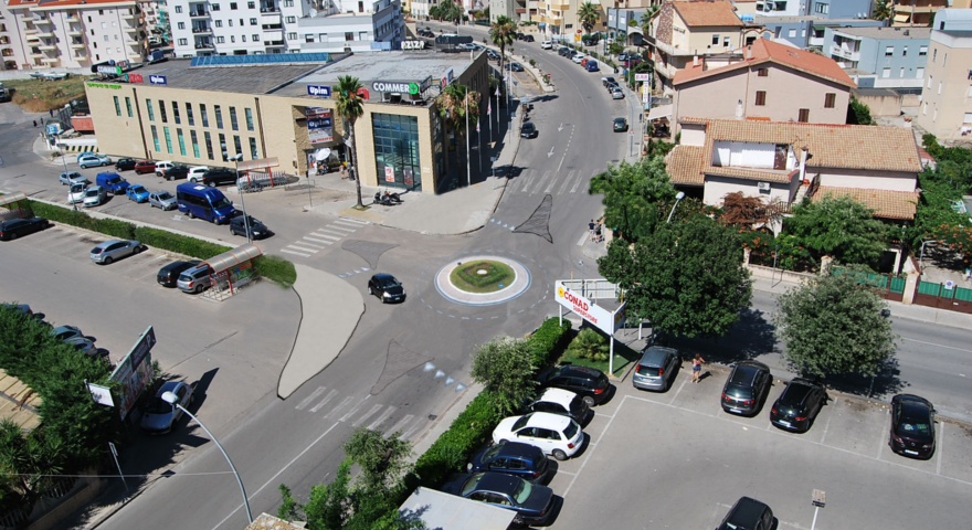 Rotatoria via don Minzoni Rotatoria via don Minzoni